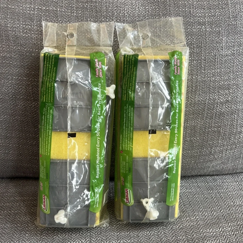Libman Gator Mop Refill Sponge Fits 2020 Model #02021 NEW Made in USA Lot Of 2